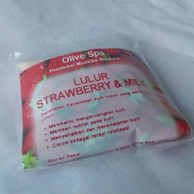 Lulur strawberry & milk SPA madura