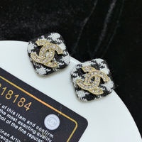 Anting S925 Silver Needle Bentuk Geometris Houndstooth Gaya Retro Korea Untuk Musim Gugur Dan Dingin