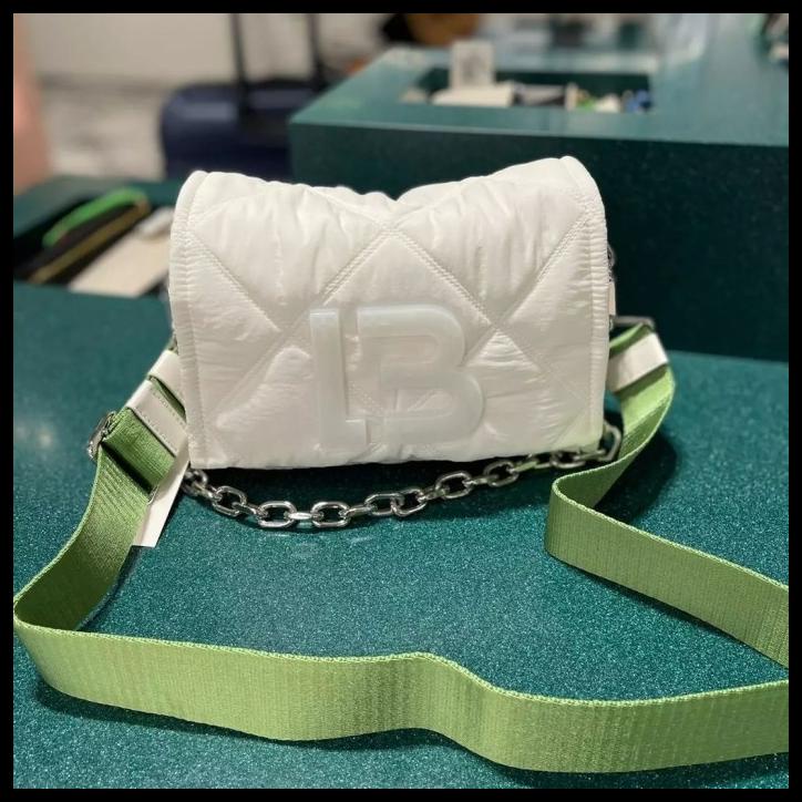 Bimba Y Lola Lb Nylon Padded Ivory Tali Hijau