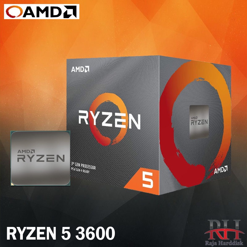AMD Ryzen 5 3600 3.6Ghz Up To 4.2Ghz AM4 [Box] AMD Indonesia