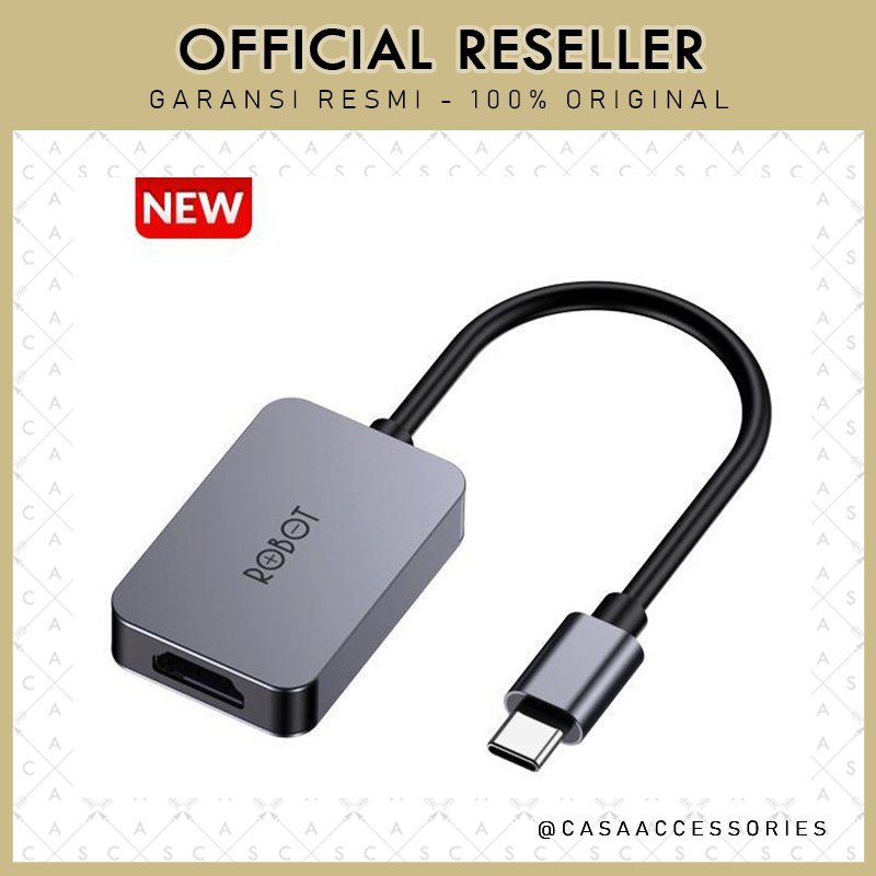 Robot HT100 USB-C to HDMI Adapter - Type C to HDMI 4K Adaptor