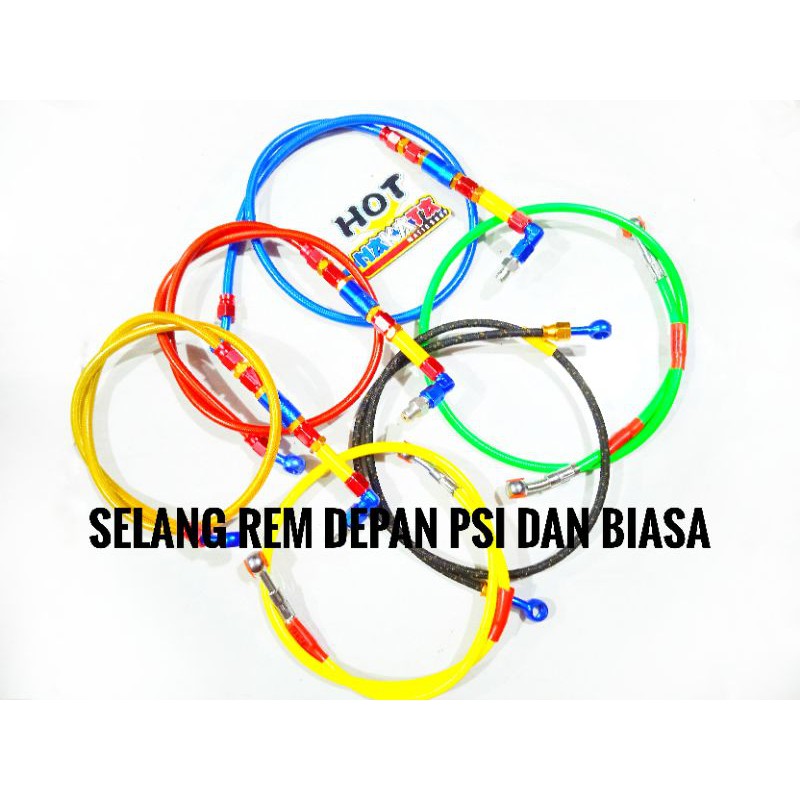 selang rem depan psi  selang rem variasi depan cnc selang rem kabel selang rem depan motor serat