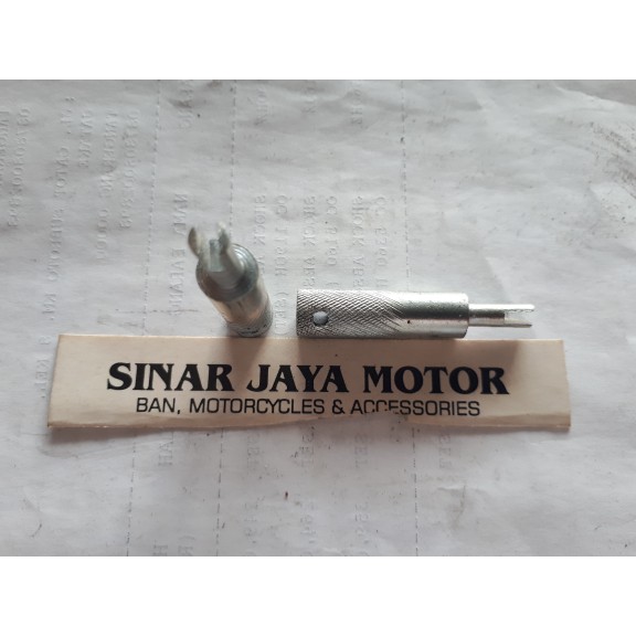 alat kunci pembuka pentil ban tubeless / ban dalam mobil motor