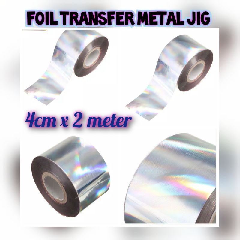 Hologram Transfer Chrome  Super Rapat Solid series Import  Foil Hot Stamping Metal Jig