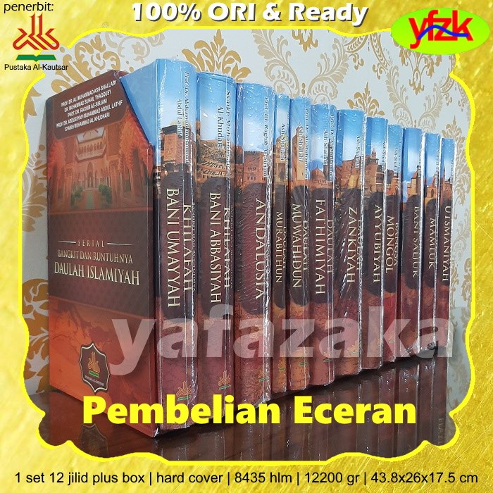 Buku Serial Bangkit dan Runtuhnya Daulah Islamiyah Perjilid Original Seri Khilafah Islamiyyah Andalu