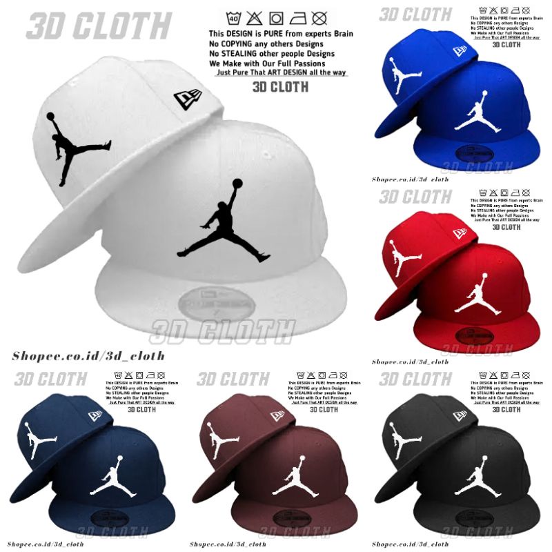 Topi AIR JORDAN Snapback - Topi Michael Jordan Basketball
