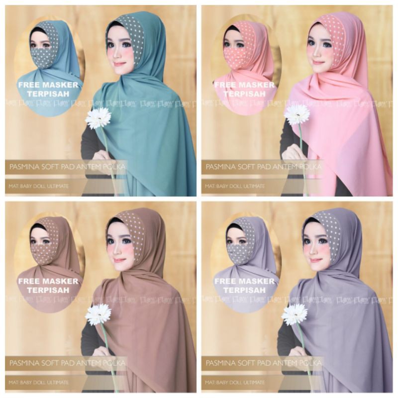 Pasmina Soft pad Antem Polka (READY)