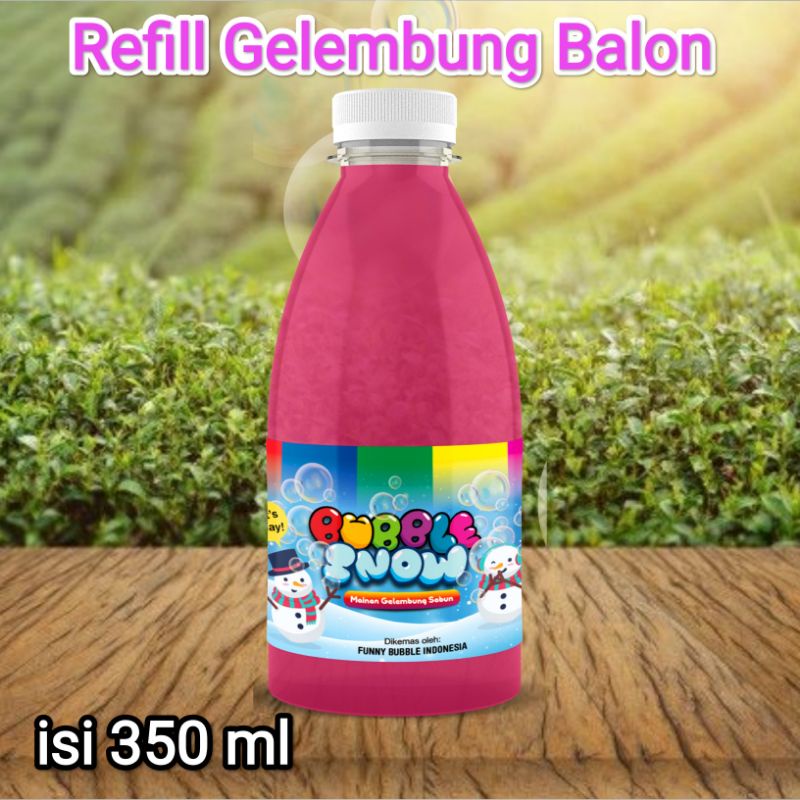 Mainan Anak Refill Gelembung Balon 350 ml /Bubble balon gelembung  Mainan balon tiup