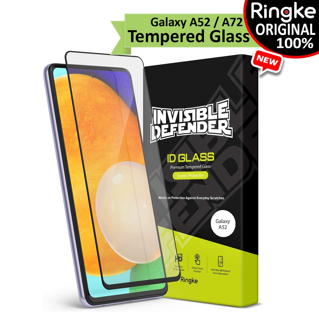 Ringke Tempered Glass Samsung Galaxy A52 A52s A72 A32 5G A12 A02 ID Glass Screen Guard
