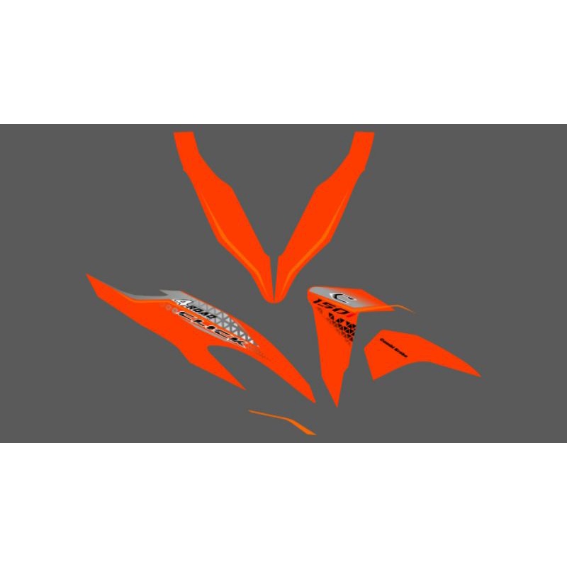 STRIPING TRANSPARAN VARIO NEW 2018-2021  II STRIPING VARIO VARIASI