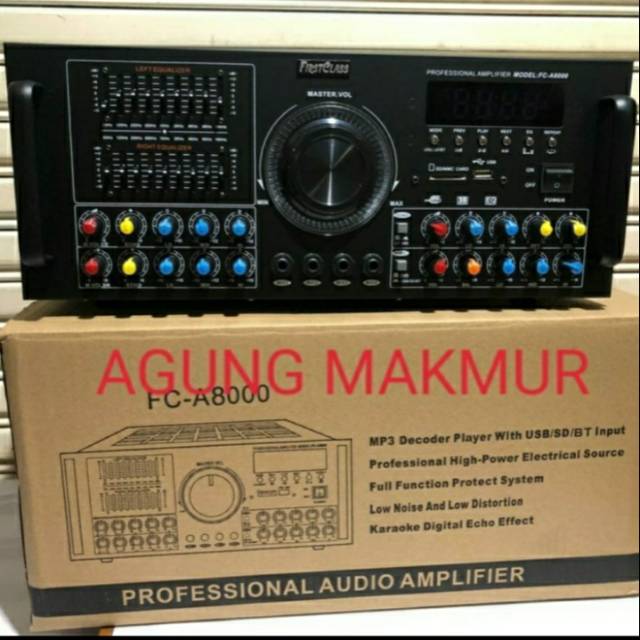 Amplifier Karaoke Firstclass FC A8000 Amplifier  Power Amplifier