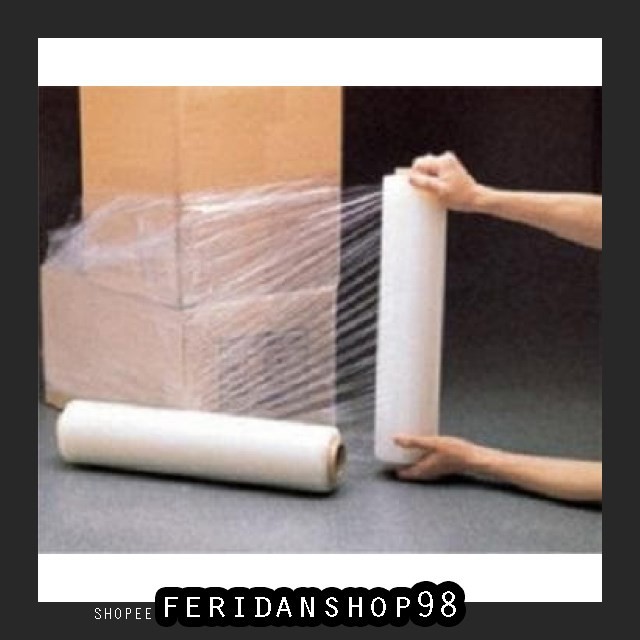 

BT450 PLASTIK WRAPPING STRETCH FILM BEST ROLL LEBAR 50 CM GULUNGAN 150M MURAH BY FERIDANSHOP98