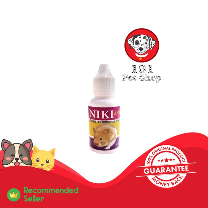 NIKI DROP 30ml - vitamin hewan untuk kelinci &amp; hamster