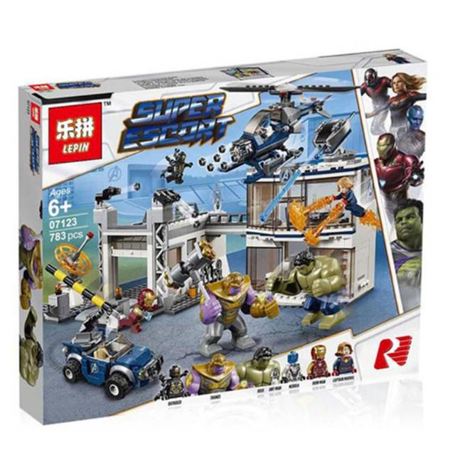Lepin 07123 Avengers Compound Battle Marvel End Game Thanos