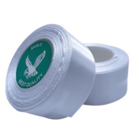 

Pita Satin Putih Ukuran 1.5 inch / 4cm Per Roll
