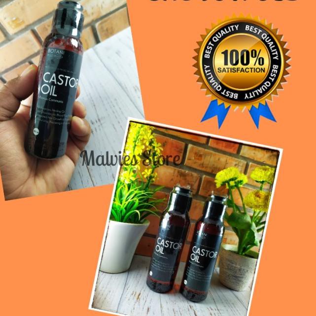 ➵ Castor Oil Cold-Pressed (Minyak Jarak) 100% ORI Pure & Bersertifikat ♣