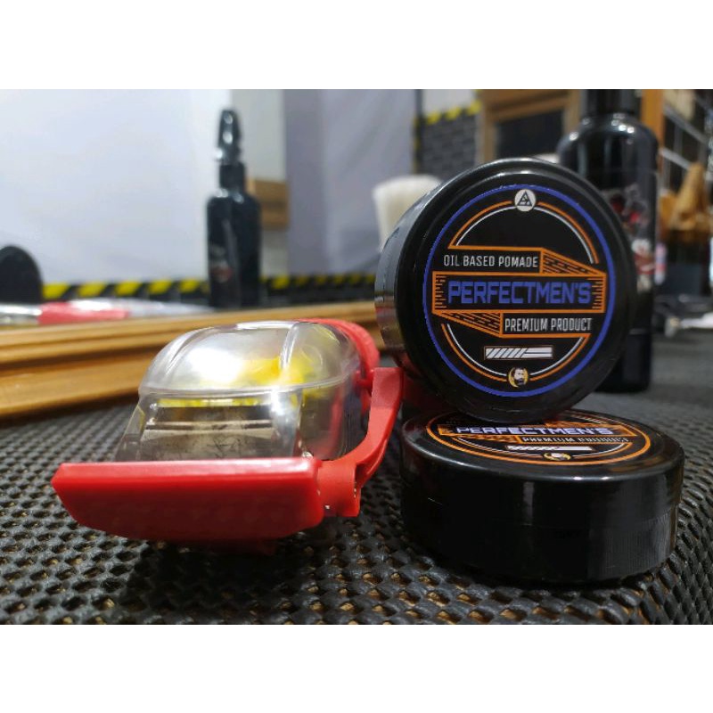 New EDITION PERFECTMENS OILBASED POMADE PREMIUM Minyak rambut pria 65gr