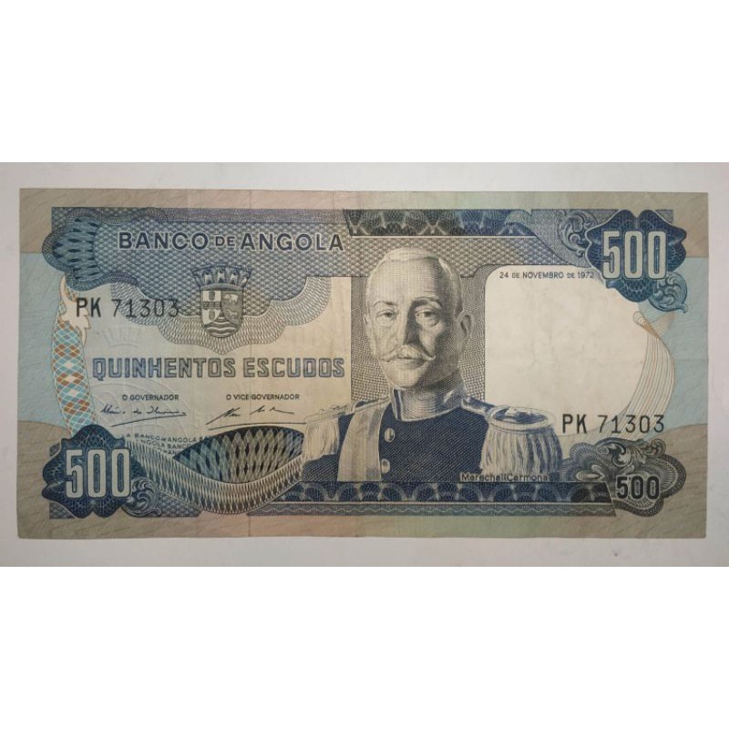 Uang kuno asing 500 quinhentos escudos tahun 1972 uang mancanegara