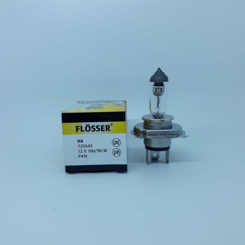 Bulb Bohlam Lampu Flosser Halogen H4/12V 100/90W