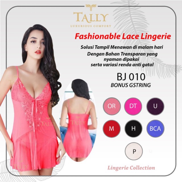 Lingerie | Baju Tidur Seksi Wanita TALLY 010