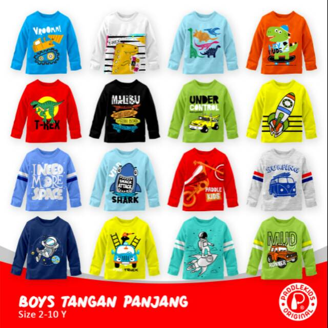  Kaos anak laki laki lengan panjang  Shopee Indonesia