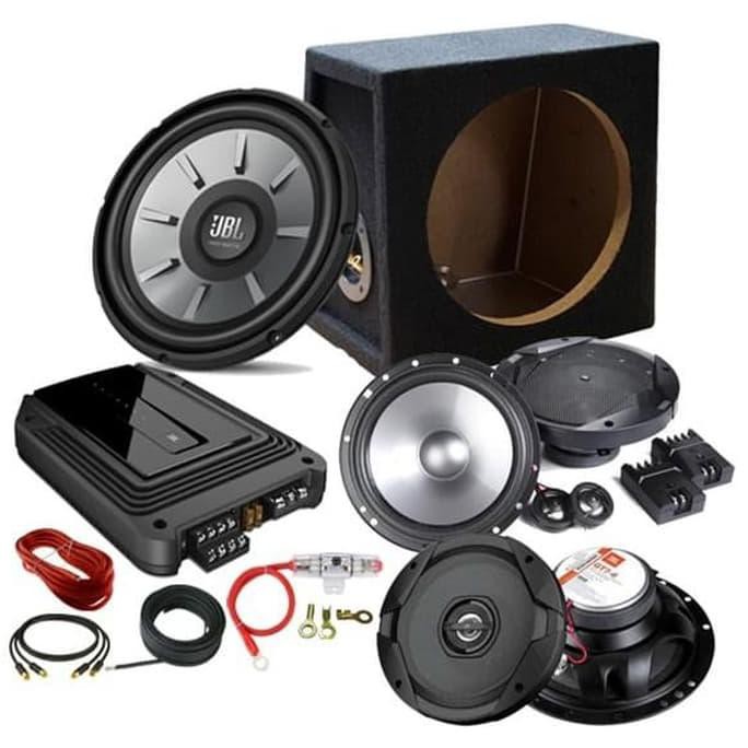 Paket Audio Mobil Komplit JBL Full Set Plus Jasa Pasang Dan Setting