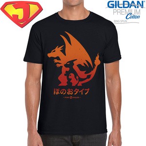 Kaos Anime Pokemon Fire - Original Gildan Premium Cotton 76000