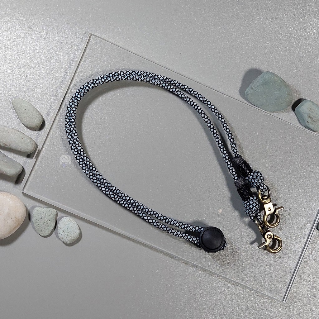 Strap Masker Atwood Paracord 4mm | Alluminium Alloy Hook with cord adjustable