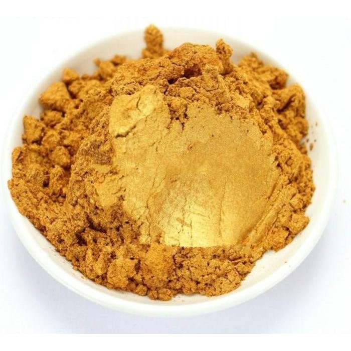 

Natural Mica Powder 10G/Pewarna Mika Bubuk/Royal Gold