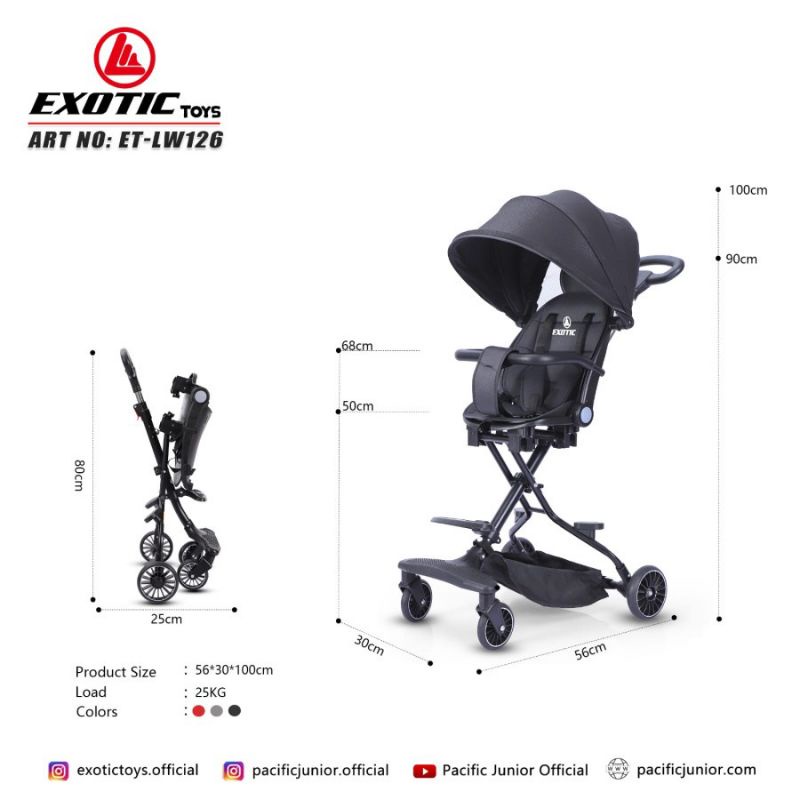 Ready Stok Stroller Magic exotic LW-126/lw-118