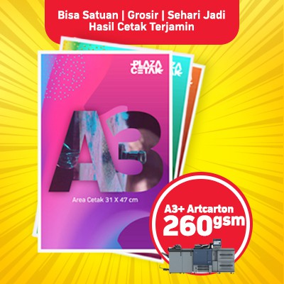 

Cetak A3+ Artpaper 260 gsm (Bisa Satuan)