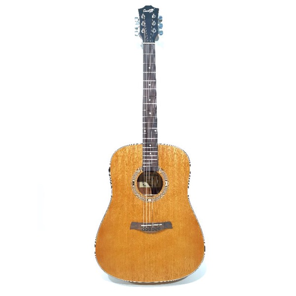 Gitar Akustik Elektrik Merk Cowboy Original Tipe GW-240 NA NS Equalizer Eq-7545 Senar String Listrik