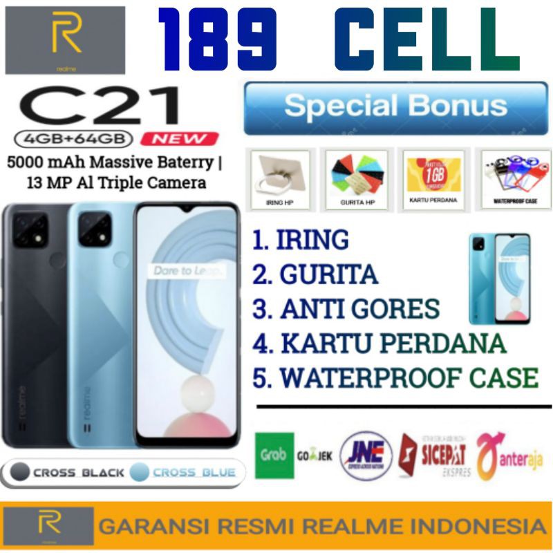 REALME C21 &amp; NARZO 50i RAM 4/64 | Narzo50i Prime 3/32 &amp; 4/64 GARANSI RESMI REALME INDONESIA