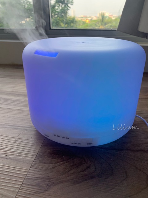 HP020 Remote Humidifier Ultrasonic Diffuser 7 LED Color Night Light 1000 ml