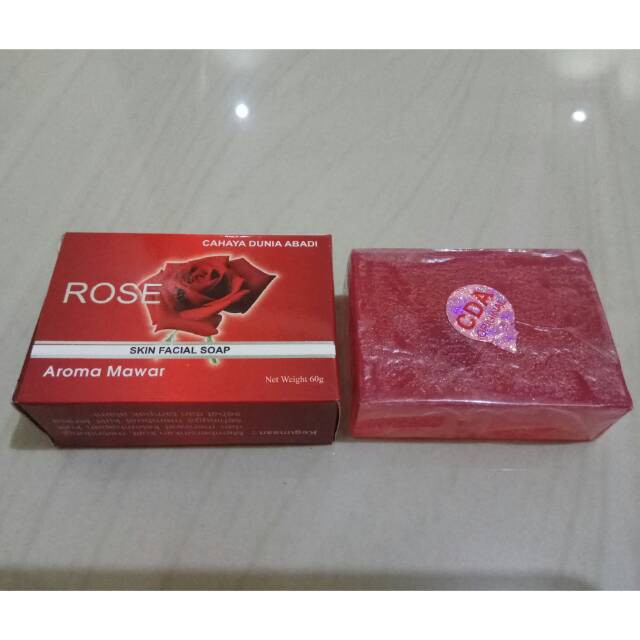 1 Pcs CDA Sabun Rose Pemutih Wajah Original BPOM