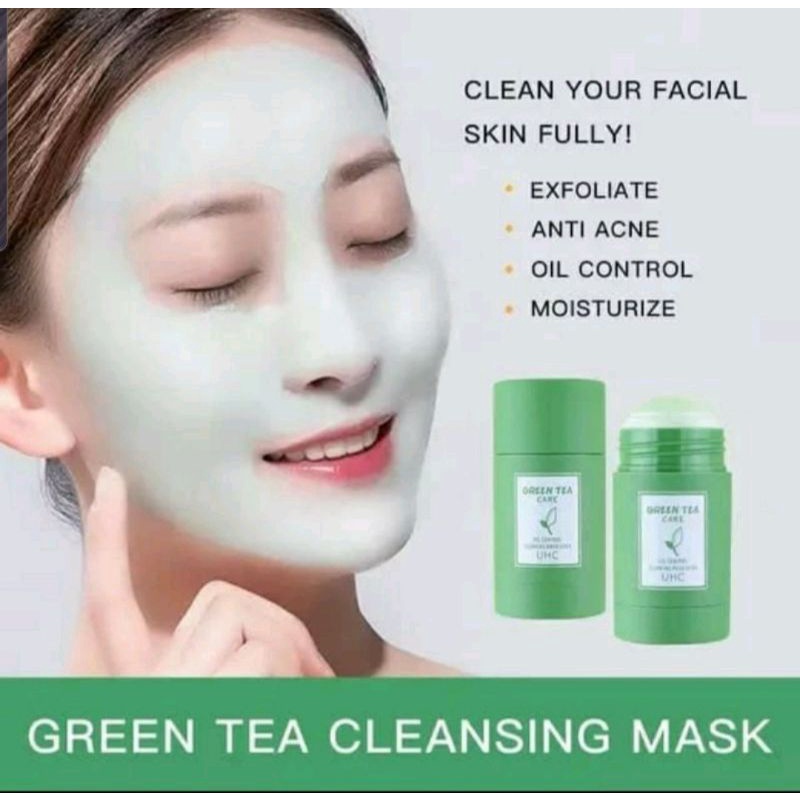 MEIDIAN Green Tea Mask Cleansing Clay Stick Mask /wajah Masker komedo