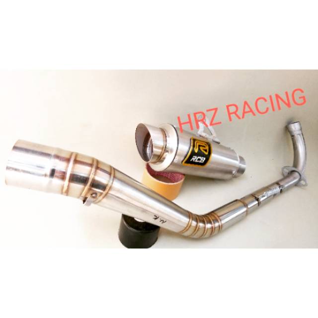 Knalpot RCB Kolong Jupiter z , vega r , supra x 125 , kharisma dll