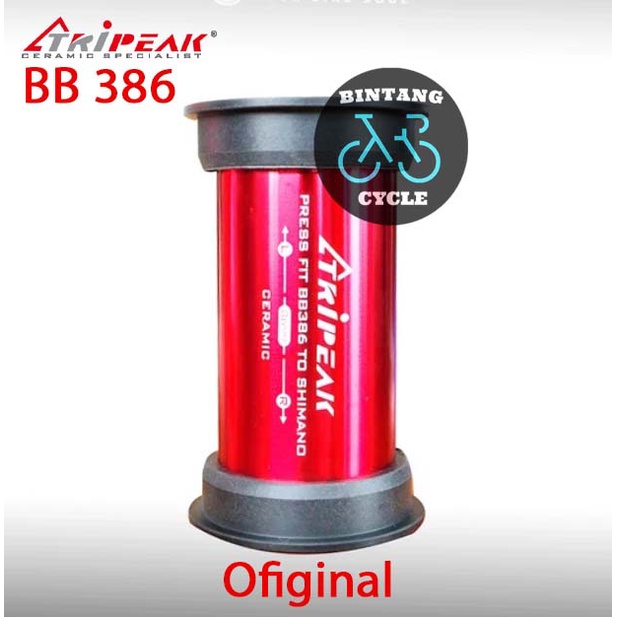 TRIPEAK BB 386 PF spindle 24 Ceramic Red - BB HT2 CERAMIC