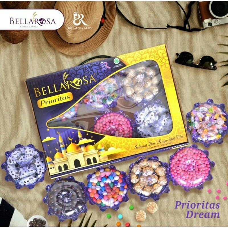 

Bellarosa Prioritas Dream / parcel coklat / paket coklat murah / paket coklat lebaran / aneka permen