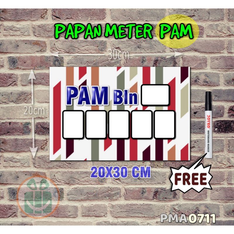 

SBC Papan Meter Listrik PLN PAM motif Unik - Pastel 11