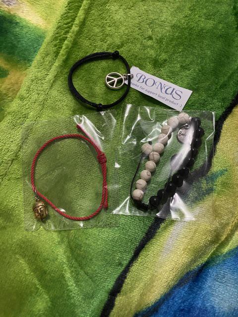 Gelang Tree Of Life Gantung Onyx White Marble Yin Yang Br885