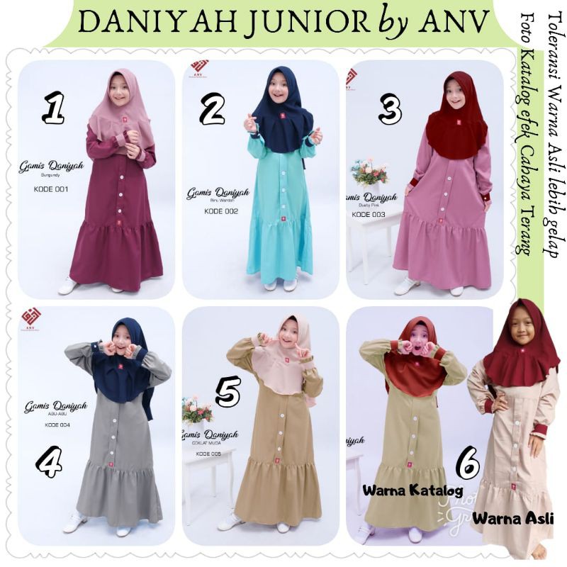 gamis junior ANV