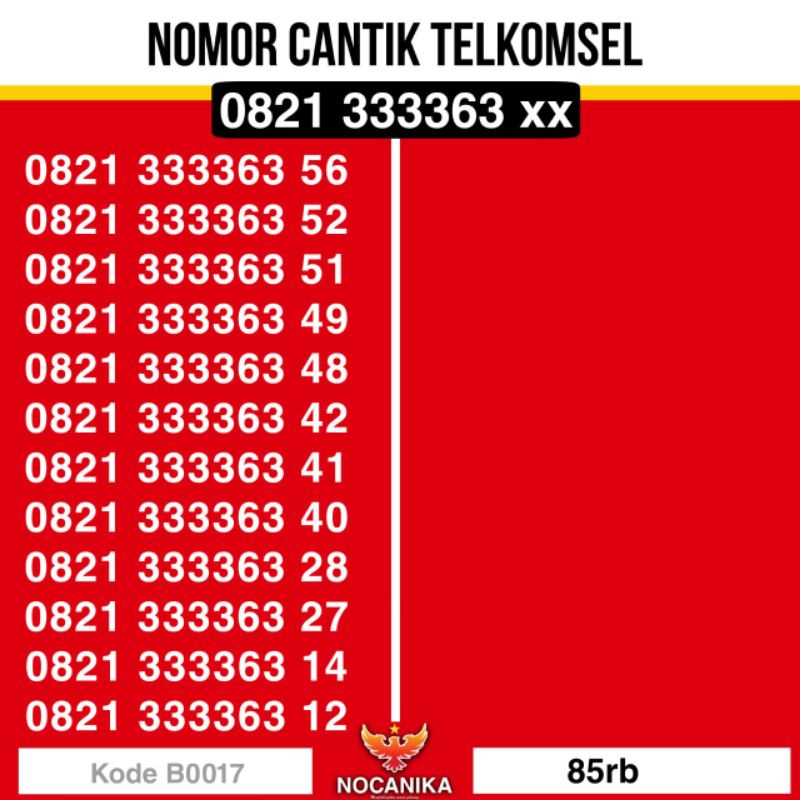 NOMOR CANTIK TELKOMSEL NOMOR CANTIK SIMPATI ISTIMEWA