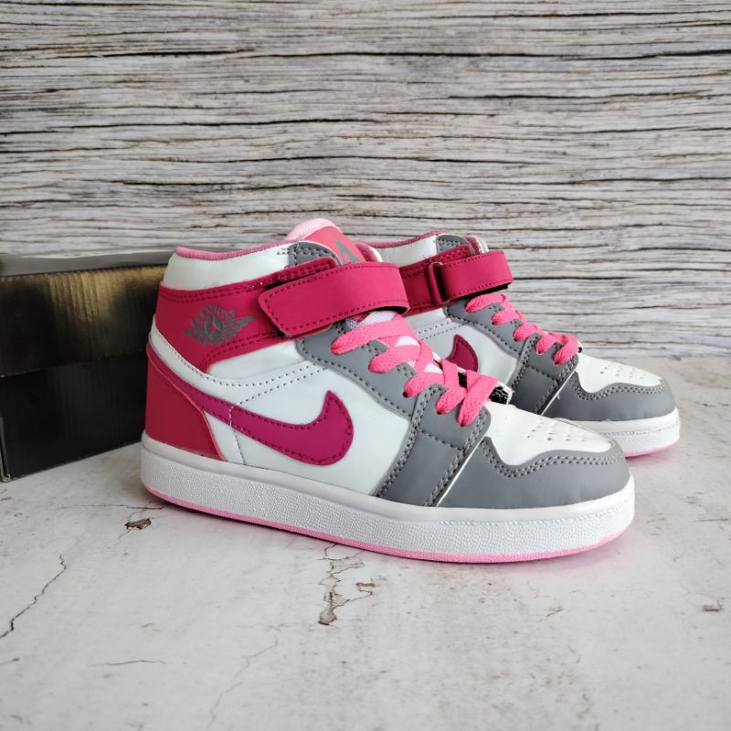 SEPATU ANAK JORDAN PINK PREMIUM QUALITY SEPATU ANAK CEWEK