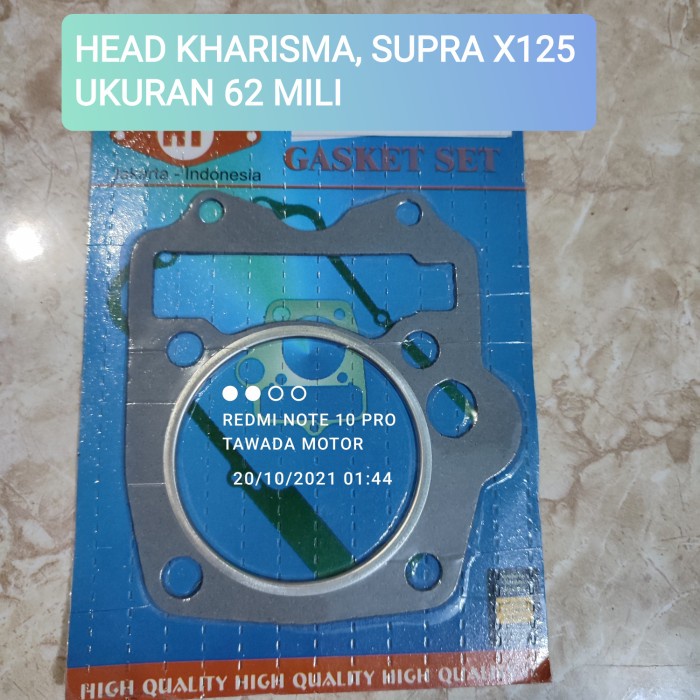 PAKING RACING BLOK HEAD DIAMETER 62 KHARISMA SUPRA X125