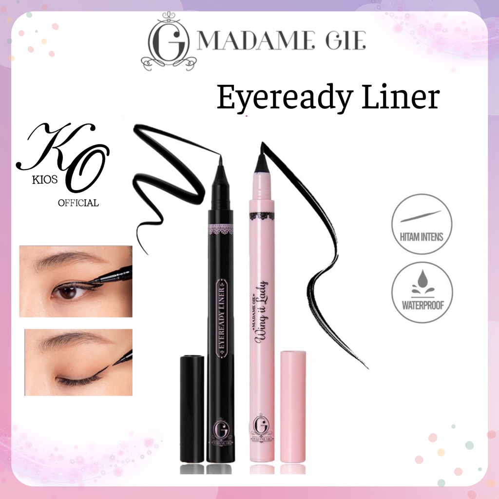 Madame Gie Eyeready Liner &amp; Wing It Lady Liner | Eyeliner Waterproof