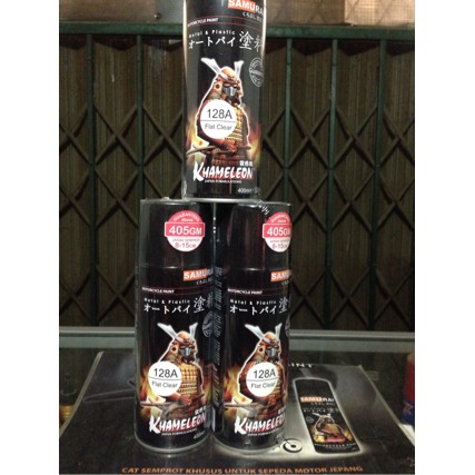 cat semprot pilox pylox SAMURAI paint clear / clear 128