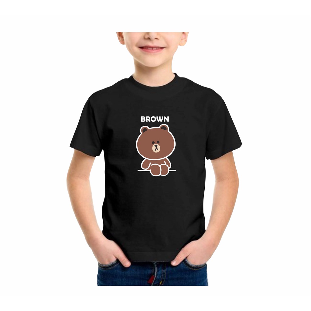 Kaos oblong anak anak bergambar print digital unisex bisa di pakai laki laki dan perempuan 007