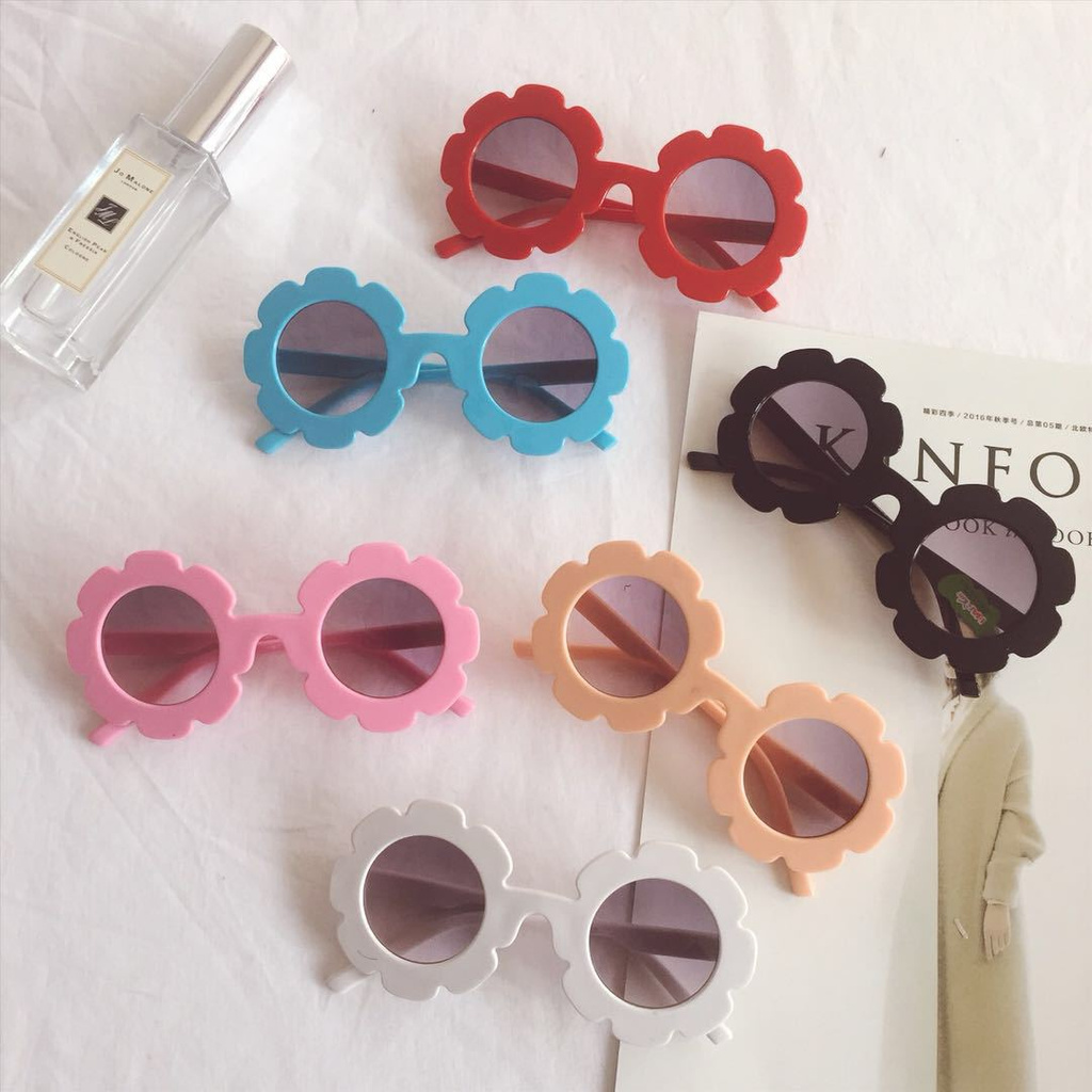 Kacamata Anak Anak Perempuan Fashion Lucu Murah Bulat Mickey Korean Sunglasses 2 Tahun