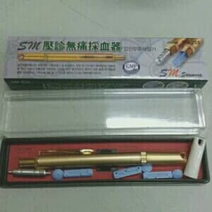 Lancing Device Samora SM 228 / Pen Bekam Samora Gold Stailess